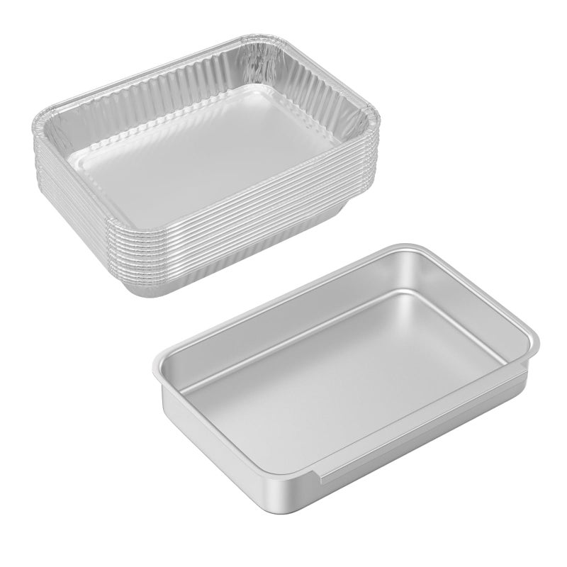 SafBbcue 93305 Grease Catch Pan for Weber Spirit e-210 e-220 e-310 e-320 e-330 Genesis II e-310 e-315 e-325 e-330 e-335 Grill Grease Tray with Disposable Drip Liners Replacement Part for Weber#83156 - Image 1